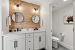 His and Her vanity in master bath